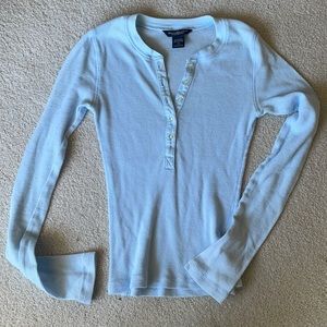 Abercrombie & Fitch button down blue long sleeve M